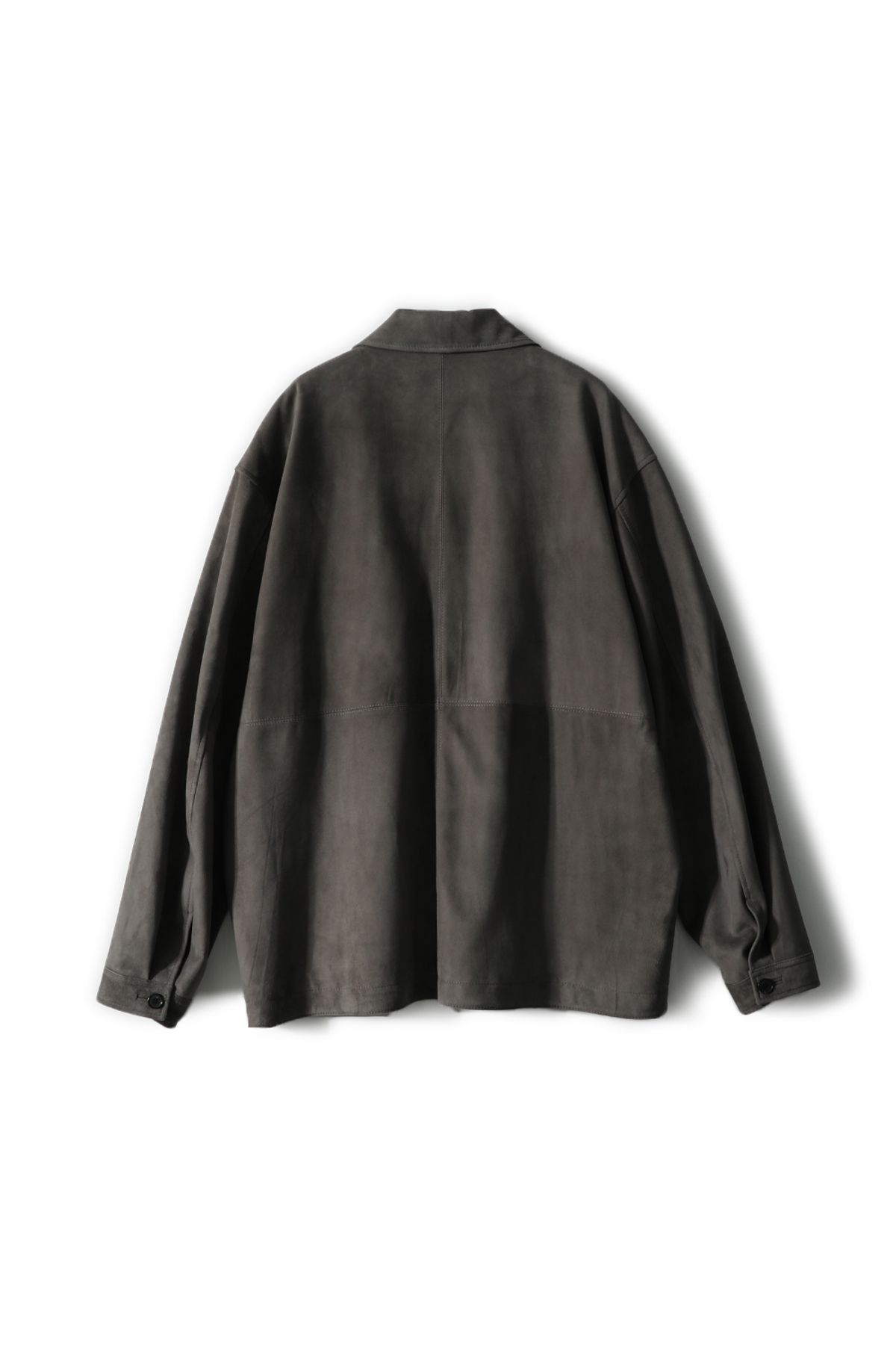 홀리선(HORLISUN) Capital Suede Leather Work Jacket Olive