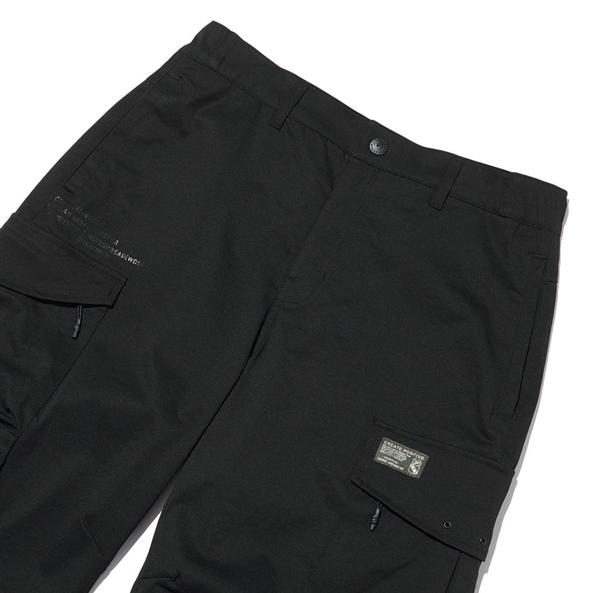 인터크루(INTERCREW) [24SS] 홀더고리장식 레귤러팬츠 블랙 ITY1PL05ABK
