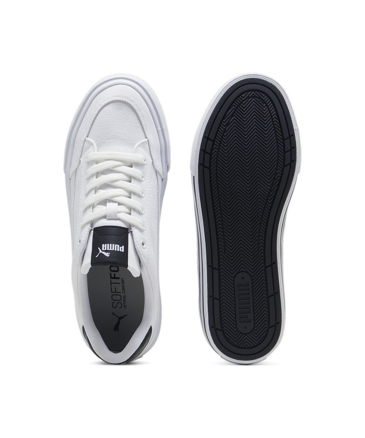 푸마(PUMA) 코트 클래식 벌크 - 화이트:블랙 / 395020-02