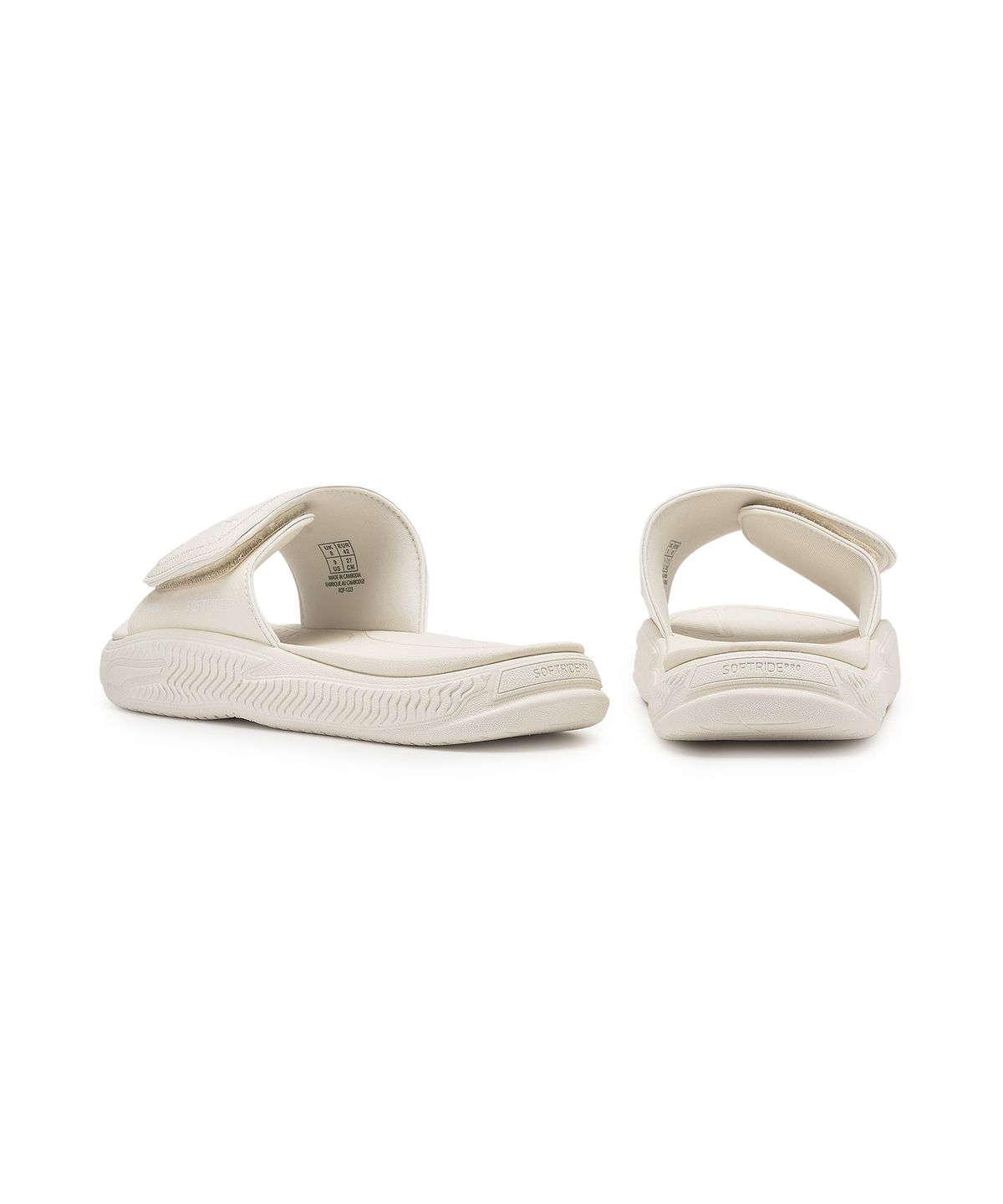 푸마(PUMA) 소프트라이드 프로 슬라이드 24 V - 아이보리:화이트 / 395431-09