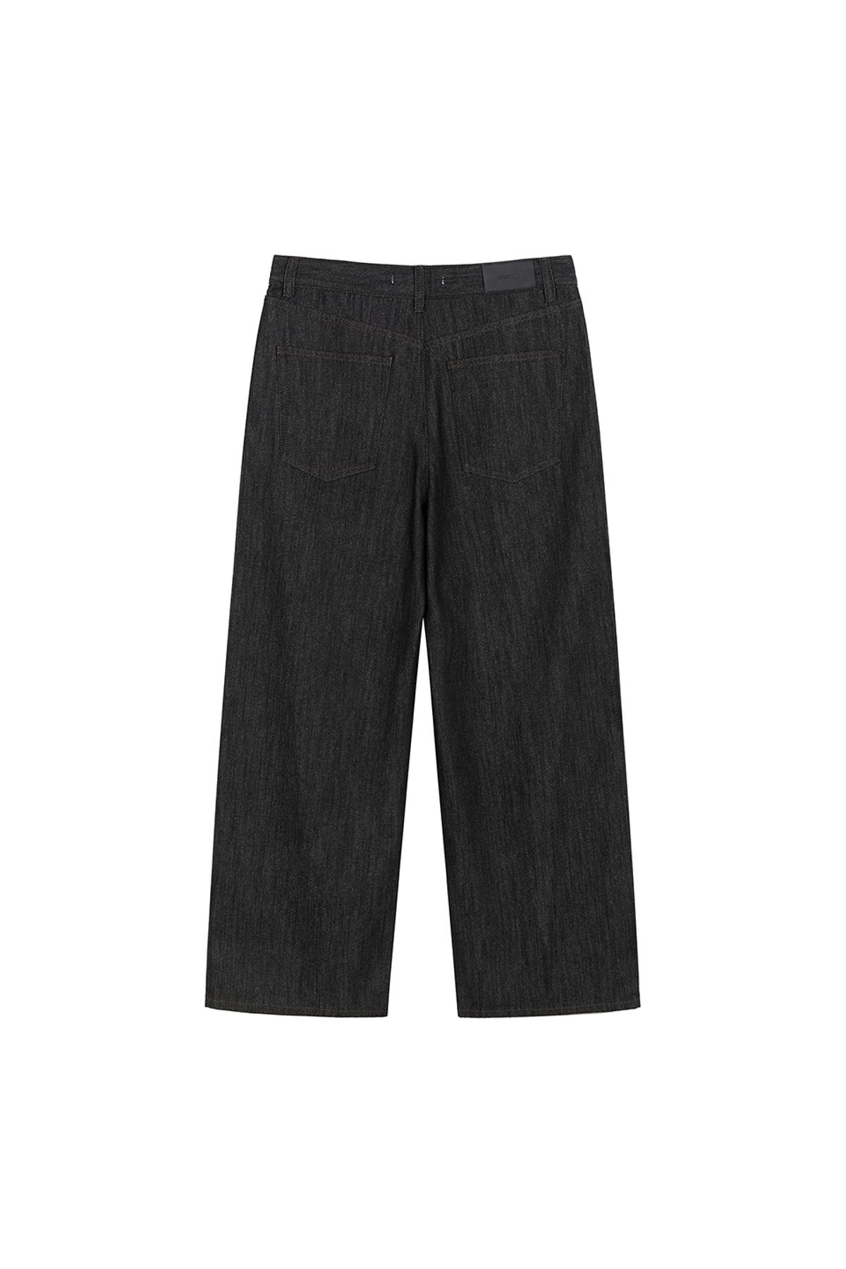 비바스튜디오(VIVASTUDIO) WIDE SLUB DENIM PANTS [BLACK]