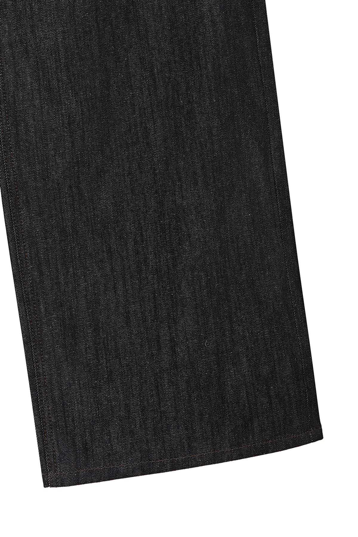비바스튜디오(VIVASTUDIO) WIDE SLUB DENIM PANTS [BLACK]