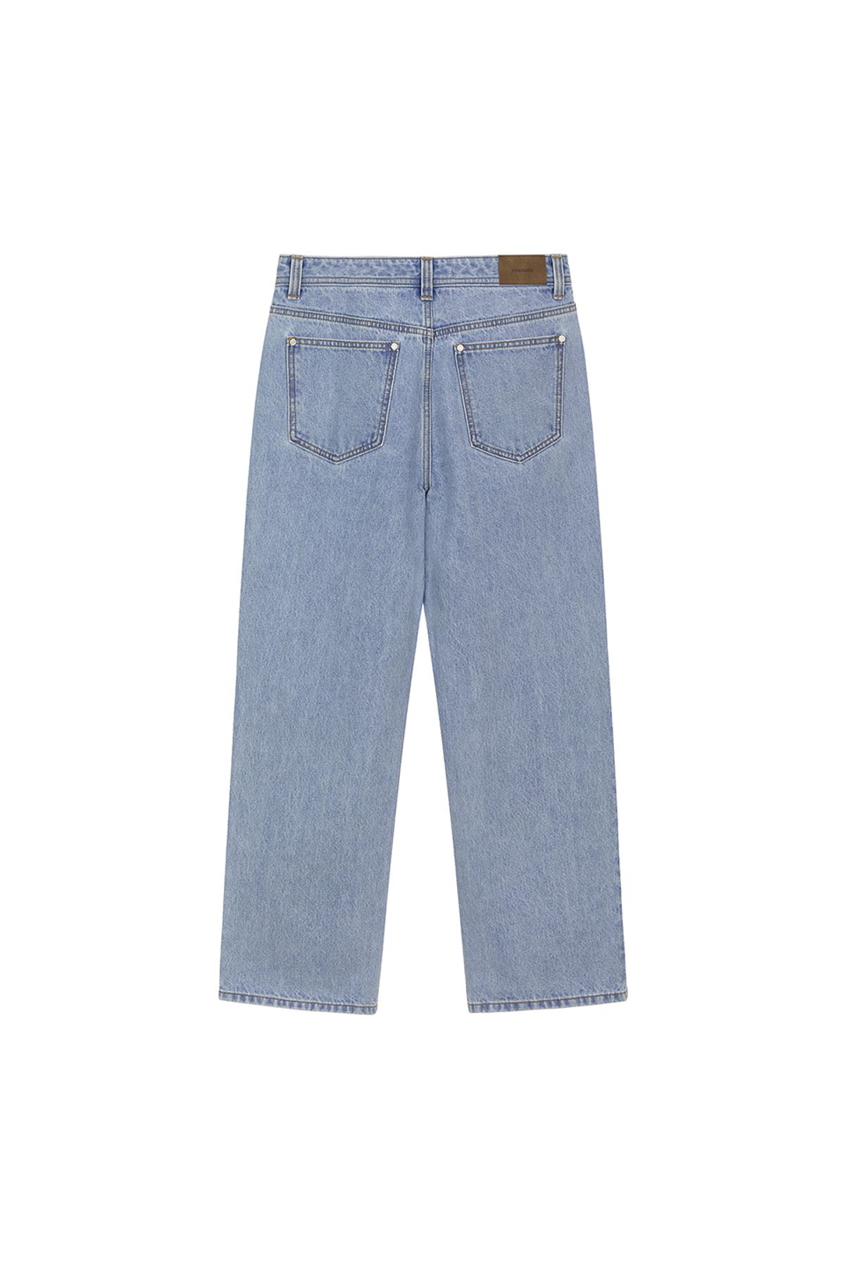 비바스튜디오(VIVASTUDIO) STRAIGHT SLUB DENIM PANTS [BLUE]