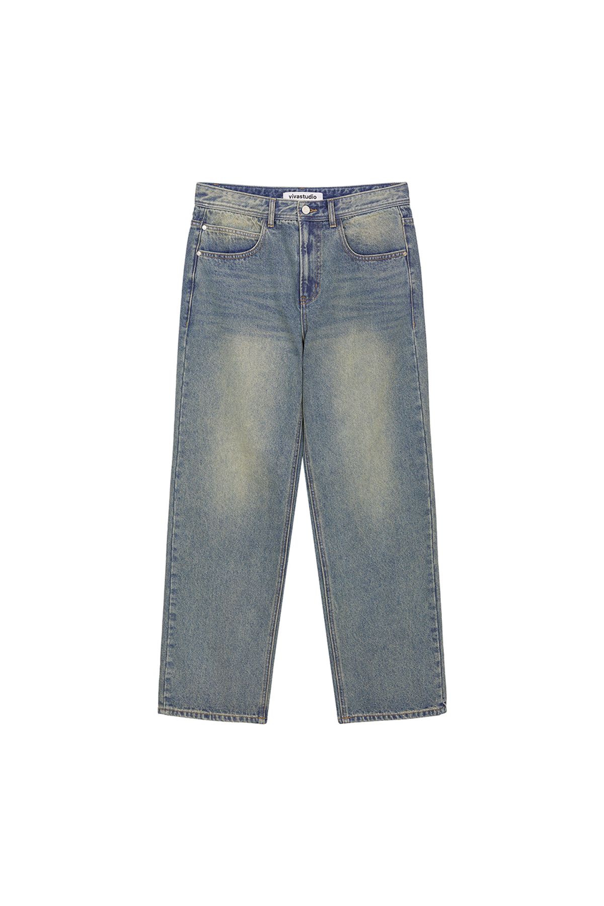 비바스튜디오(VIVASTUDIO) STRAIGHT DENIM PANTS [BLUE]