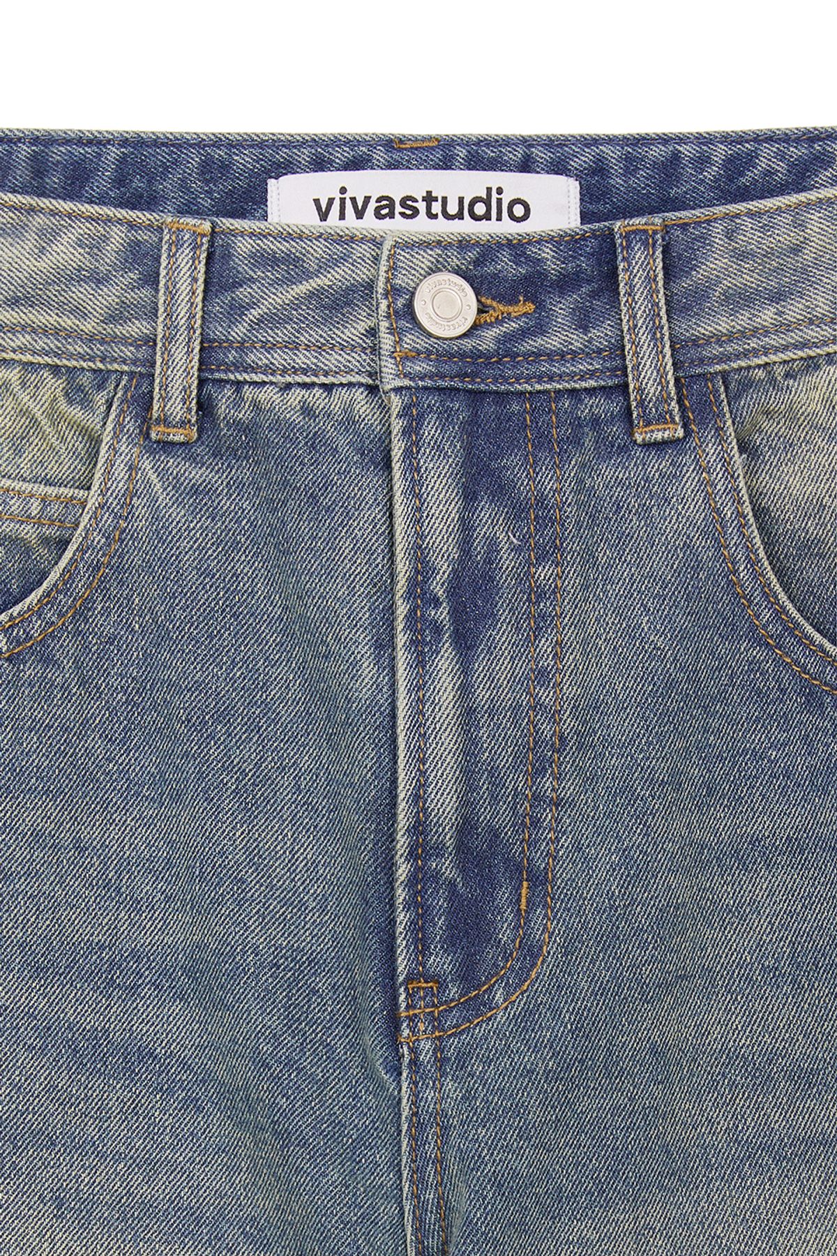 비바스튜디오(VIVASTUDIO) STRAIGHT DENIM PANTS [BLUE]