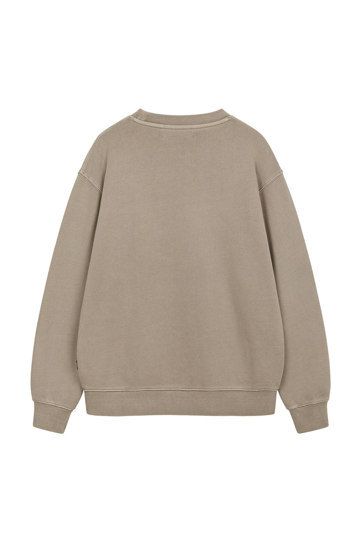 비바스튜디오(VIVASTUDIO) LOCATION EMBROIDERY CREWNECK [BROWN]