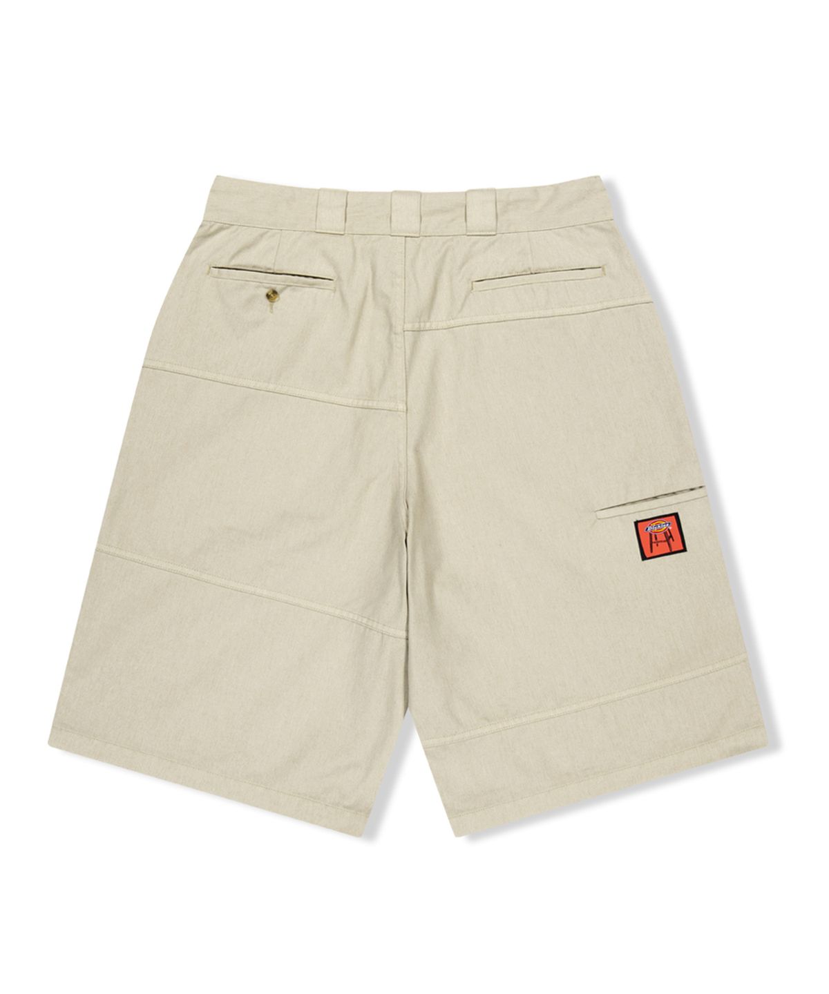 예스아이씨(YESEYESEE) YESEYESEE x Dickies Loose Fit Flat Front Work Shorts 13 Greige