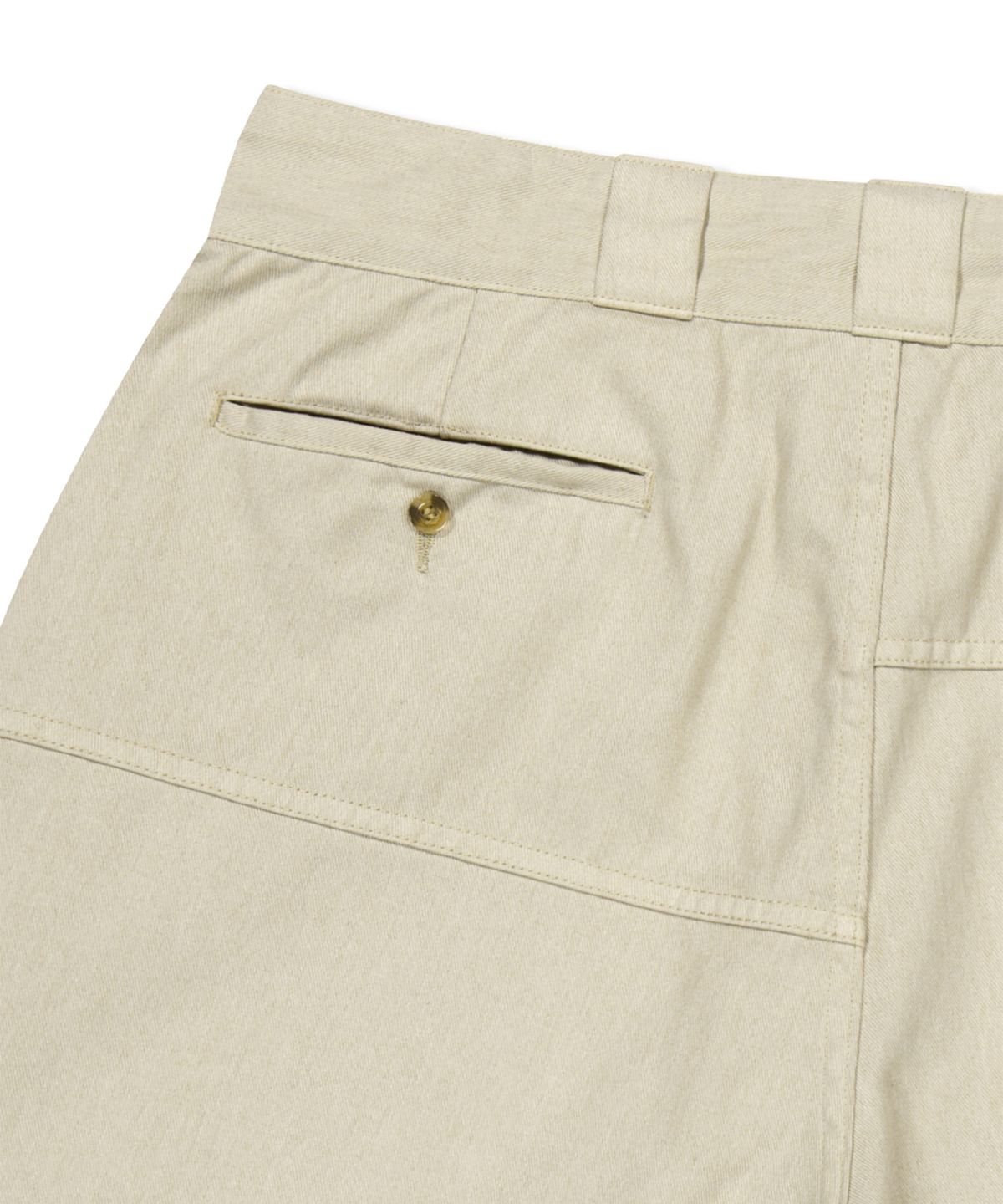 예스아이씨(YESEYESEE) YESEYESEE x Dickies Loose Fit Flat Front Work Shorts 13 Greige