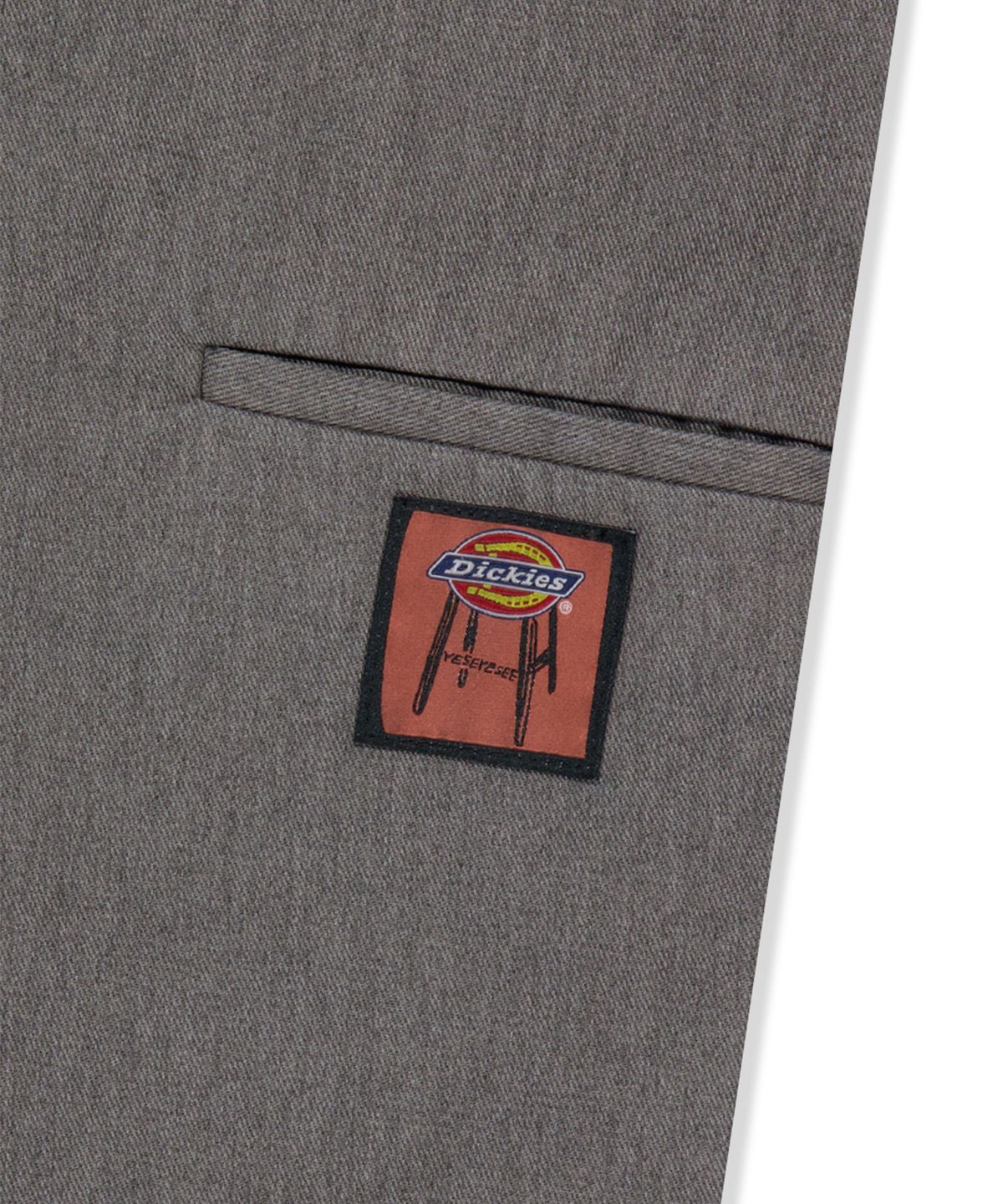 예스아이씨(YESEYESEE) YESEYESEE x Dickies Loose Fit Flat Front Work Shorts 13 Charcoal