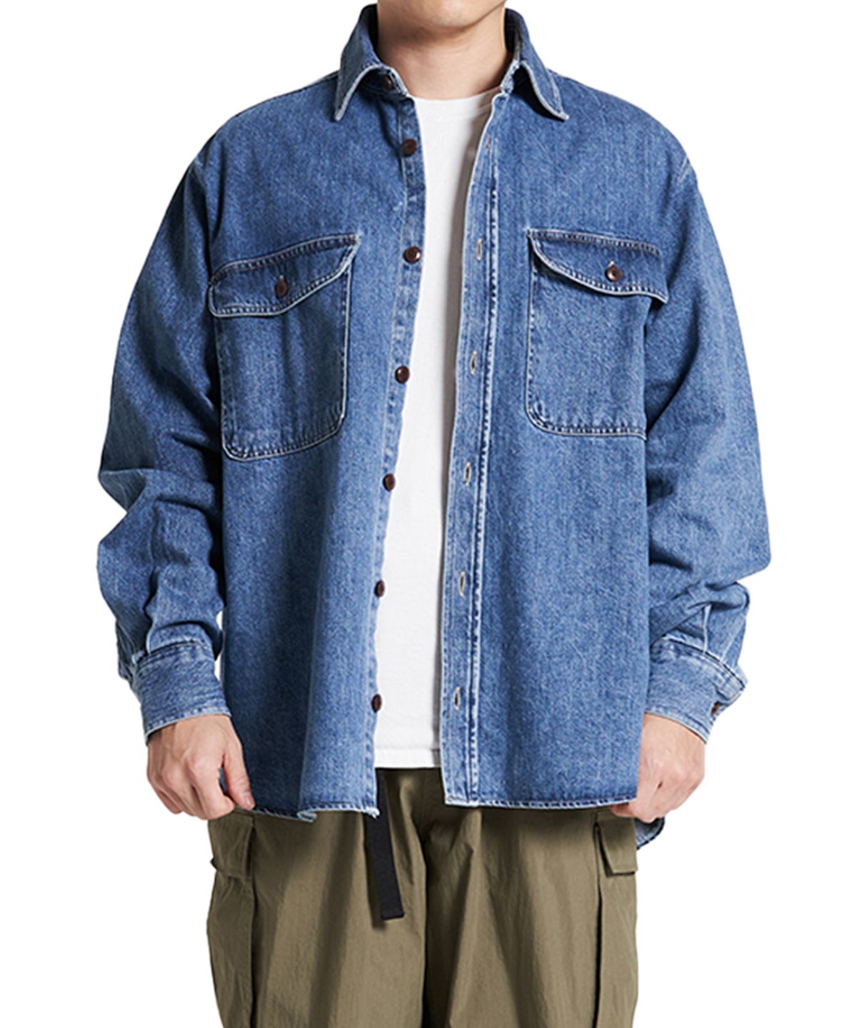 엔와이피(N.Y.P) Denim Shirt (indigo)