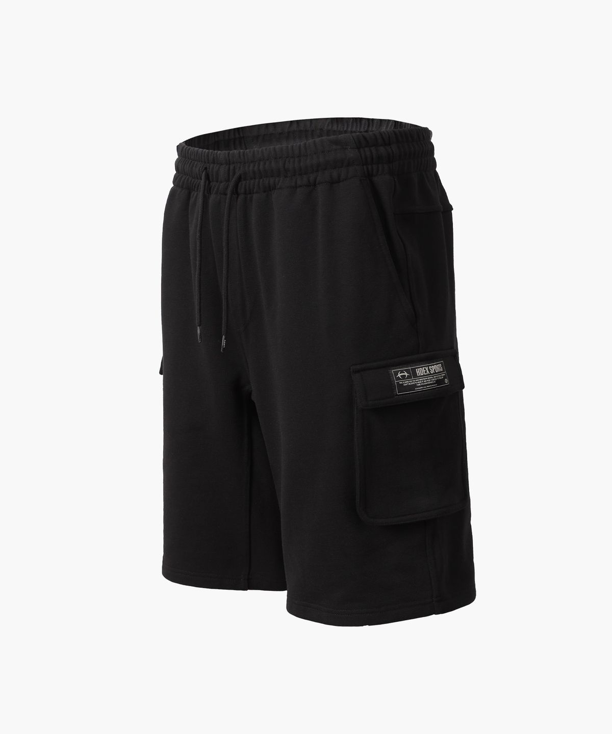 에이치덱스(HDEX) 카고 스웨트 더블 쇼츠 (Black)