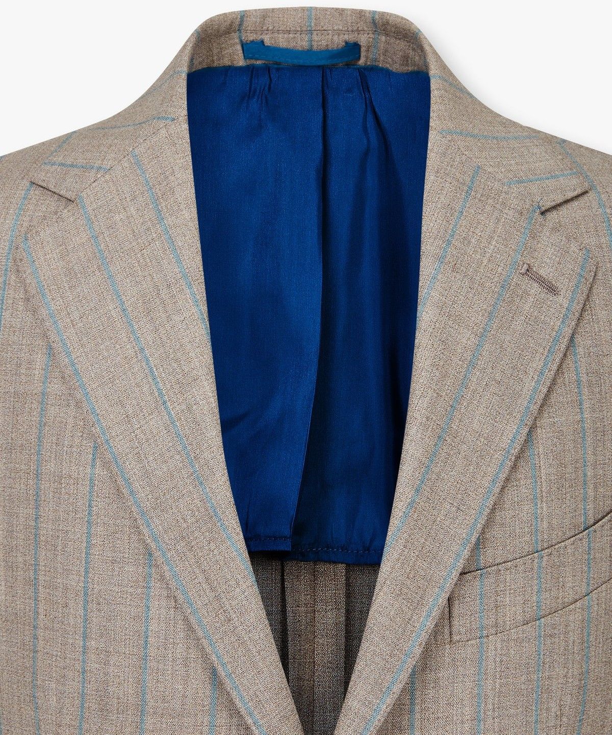 맨온더분(MAN ON THE BOON) [LORO PIANA FABRIC] 스트라이프 울 싱글 자켓_그레이 4714151004