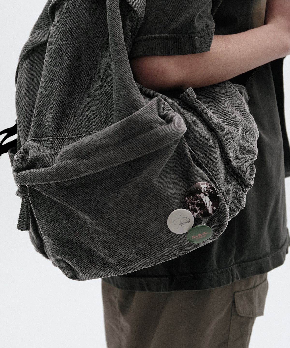스웨이드(SUADE) WASHED BACKPACK [CHARCOAL GRAY]