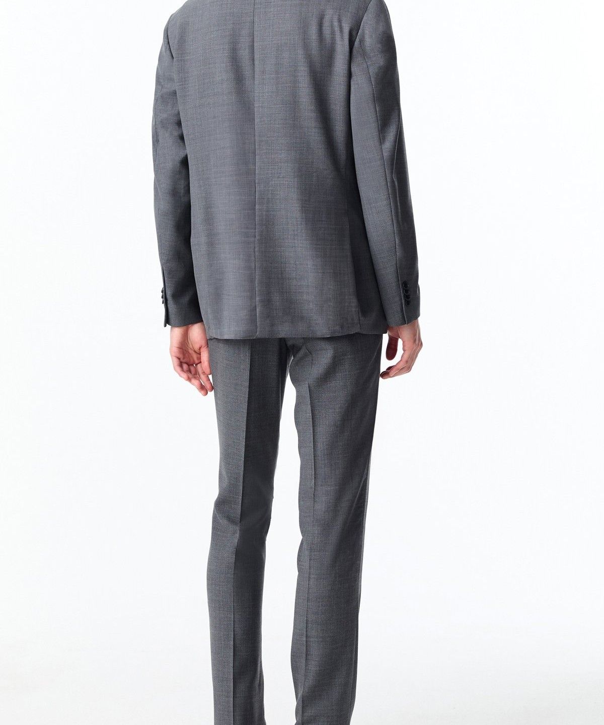 맨온더분(MAN ON THE BOON) [LOROPIANA FABIRC] 노치트 라펠 울 싱글 자켓_그레이 4714151001