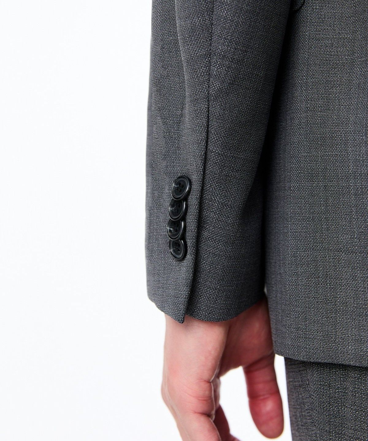 맨온더분(MAN ON THE BOON) [LOROPIANA FABIRC] 노치트 라펠 울 싱글 자켓_그레이 4714151001