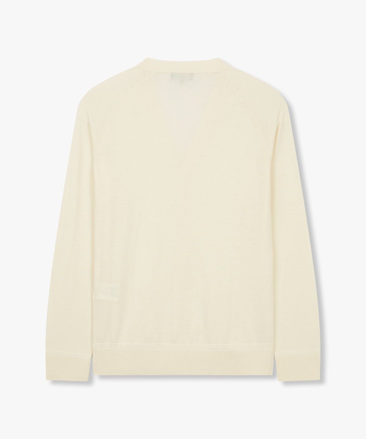 맨온더분(MAN ON THE BOON) [LORO PIANA FABRIC] 니티드 울 래글런 가디건_크림 4714113006