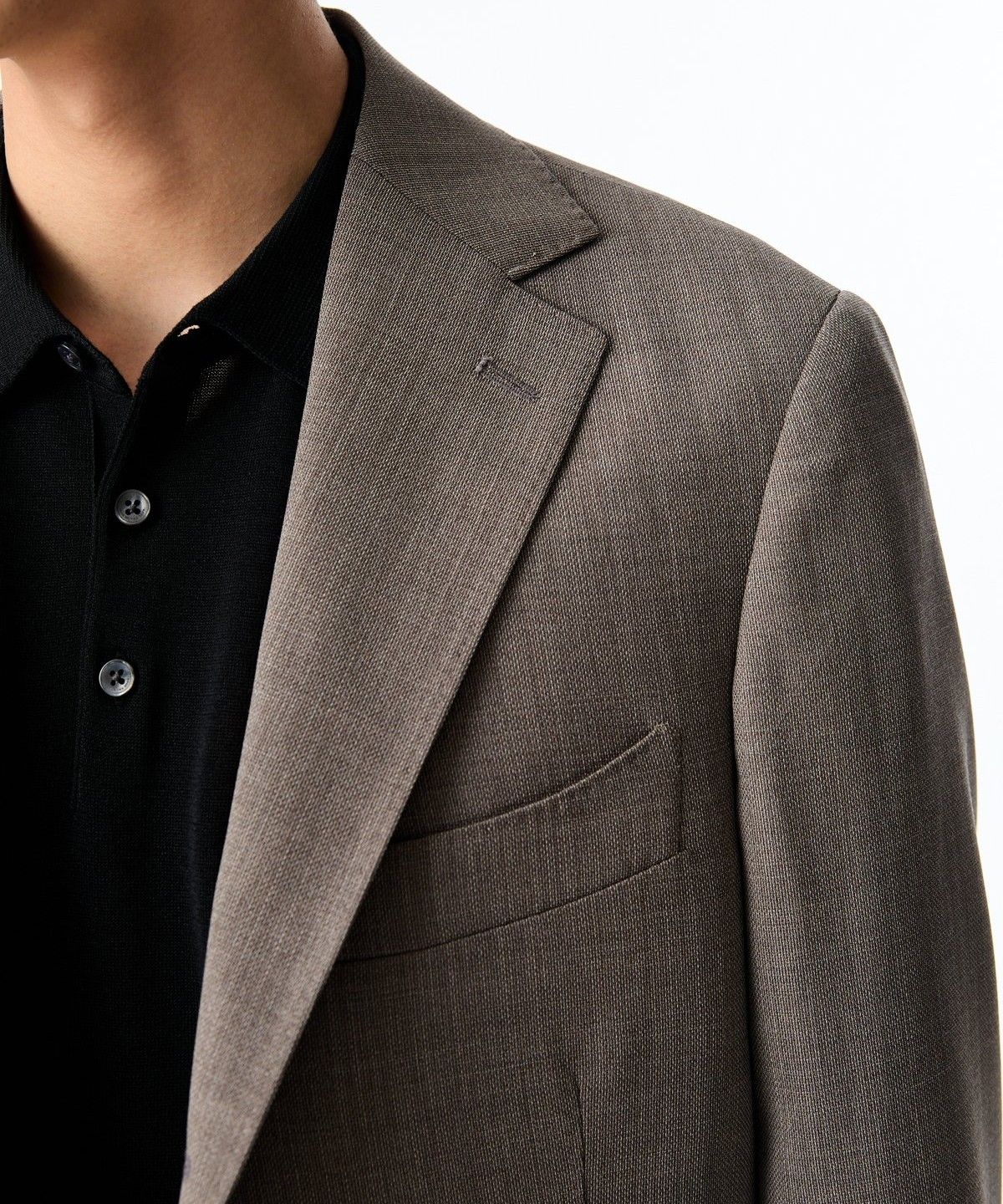 맨온더분(MAN ON THE BOON) [LORO PIANA FABRIC] 포시즌 울 싱글 자켓_베이지 4714151003