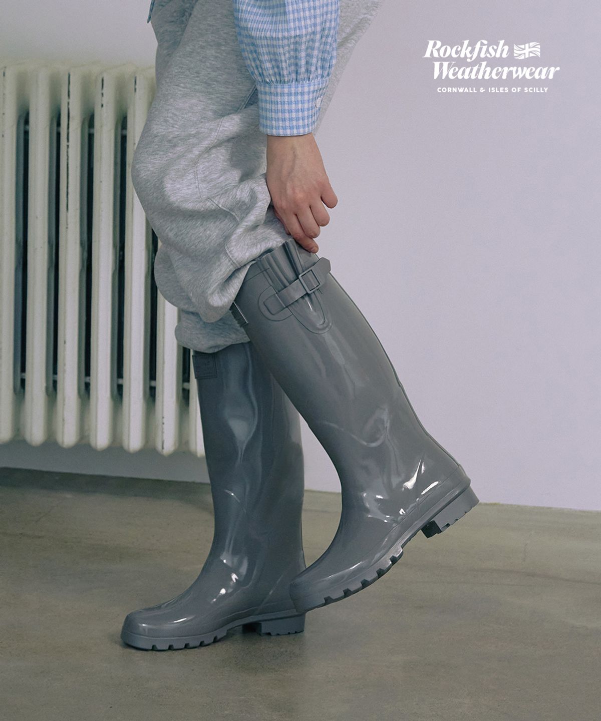 락피쉬웨더웨어(ROCKFISH WEATHERWEAR) ORIGINAL GLOSS RAIN BOOTS LONG - 5color
