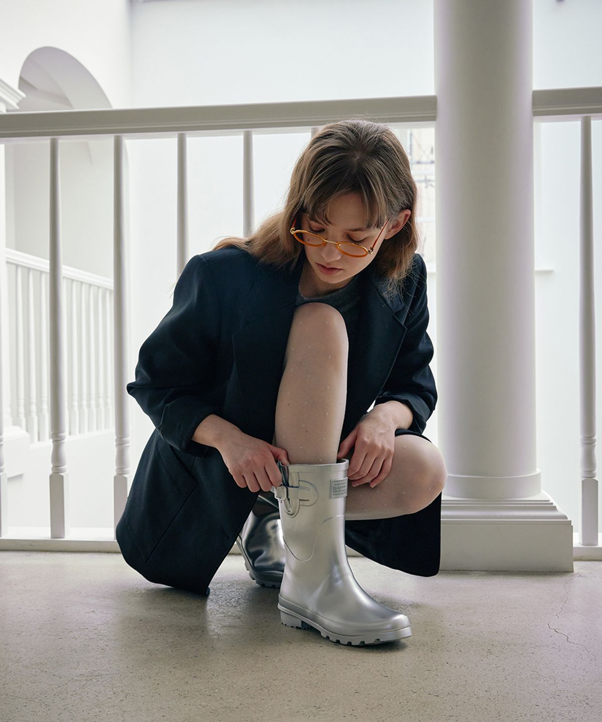 락피쉬웨더웨어(ROCKFISH WEATHERWEAR) ORIGINAL GLOSS RAIN BOOTS SHORT - 6 colors