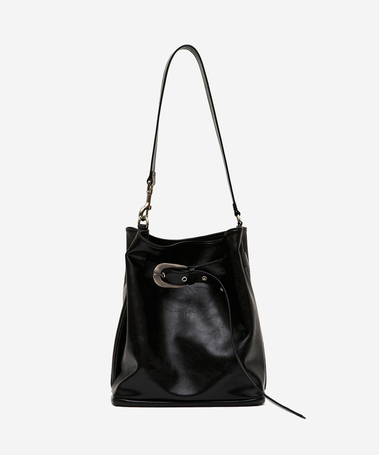 【YEOMIM】 farrier basket bag (crinkle black) MUSINSA | YEOMIM farrier bucket bag (crinkle black)
