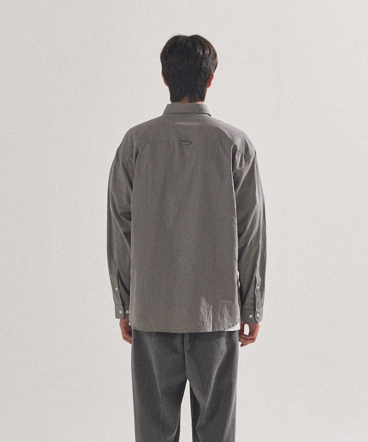 팔랩(PALAP) 남여공용 네츄럴 크링클 포플린 오버핏 셔츠_PL24S3SH030_LKH