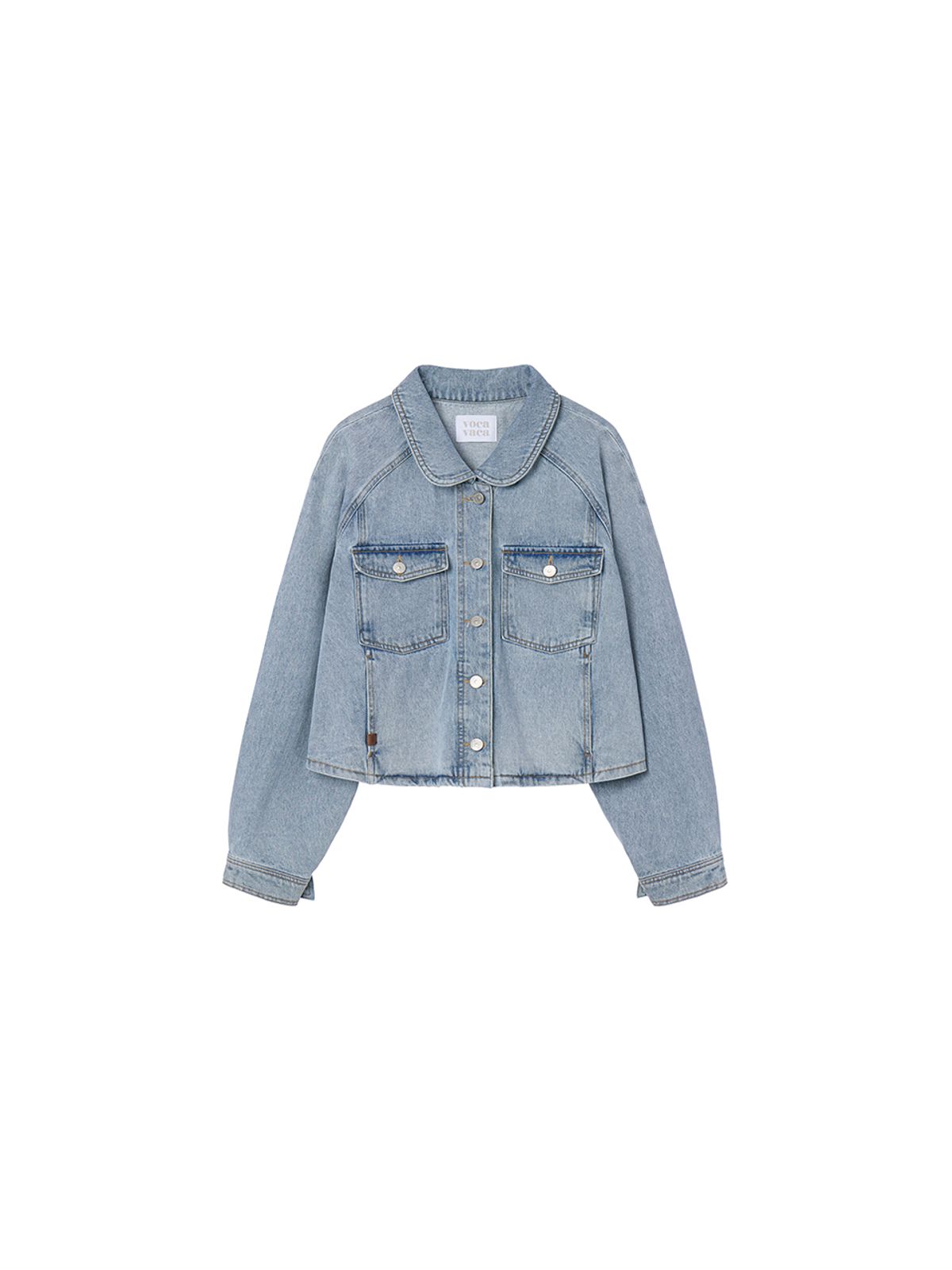오더먼트 바이 보카바카(OTHEMENT BY VOCAVACA) Denim Crop Shirt Jacket VC2433JK301M