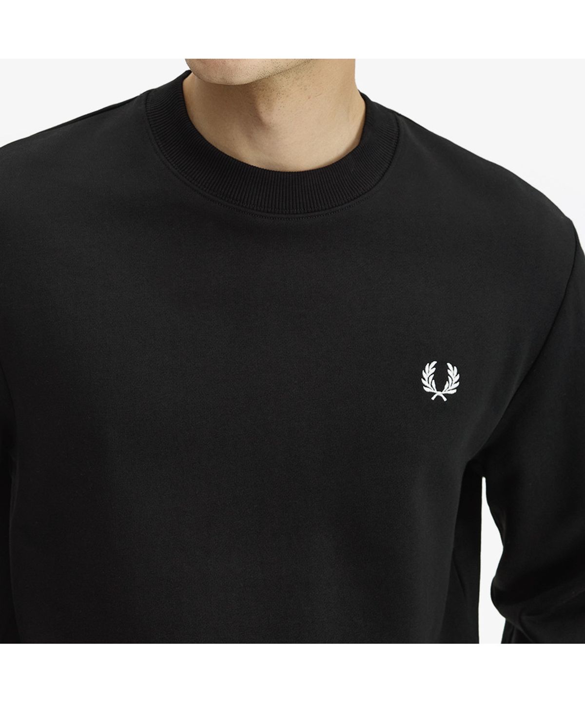 프레드페리(FRED PERRY) [Baseline] 크루넥 스웻셔츠 - 블랙 M7535-184