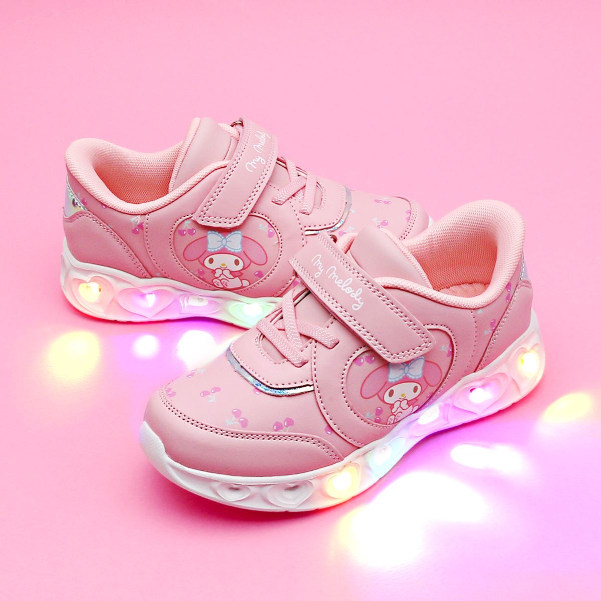 산리오 키즈(SANRIO) 마이멜로디 이브 LED 운동화