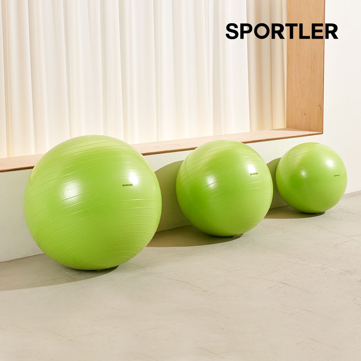 스포틀러(SPORTLER) 하이퍼 안티버스트 짐볼 45cm 55cm 65cm
