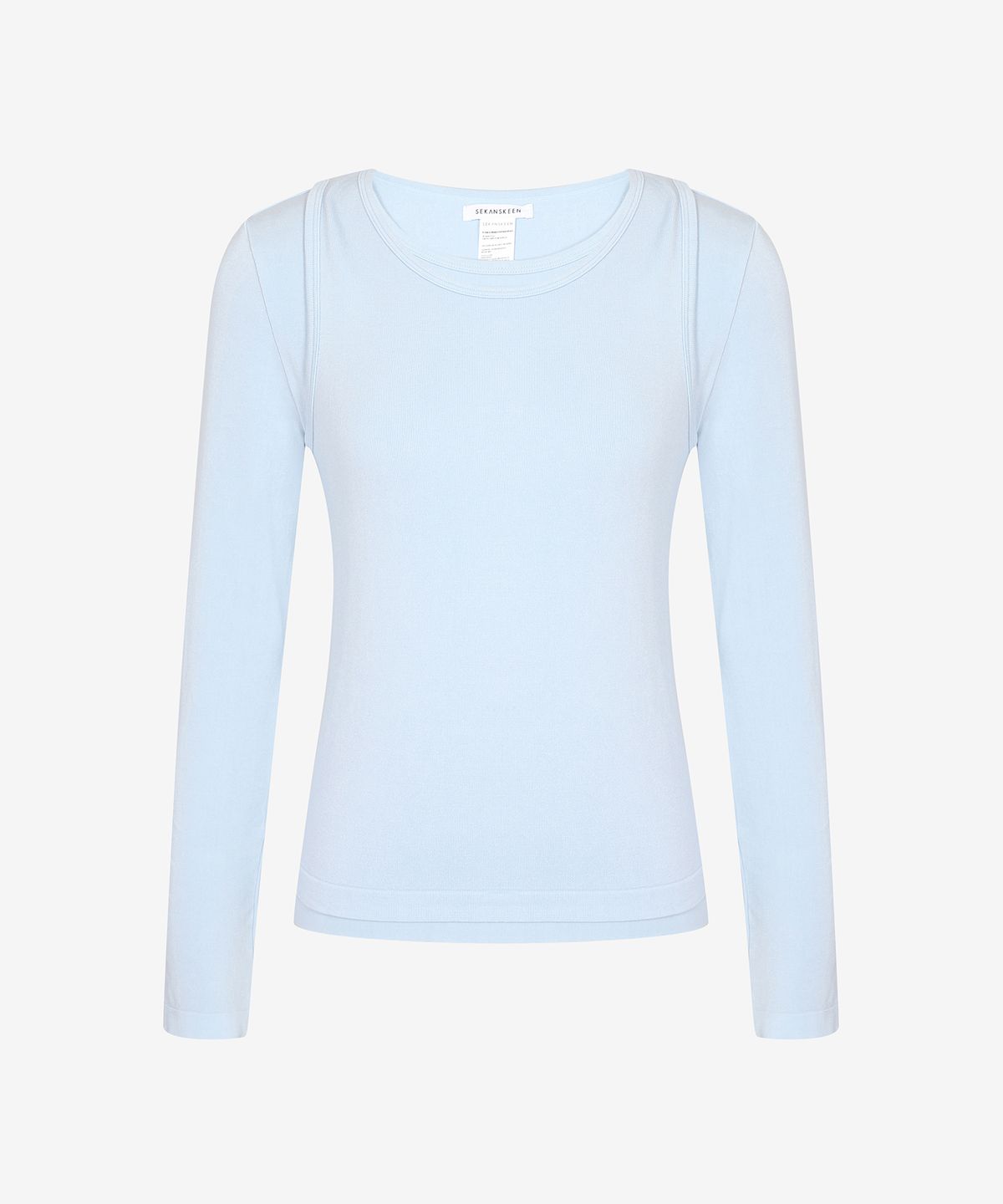 세컨스킨(2NDSKIN) 모달 레이어드 긴팔탑