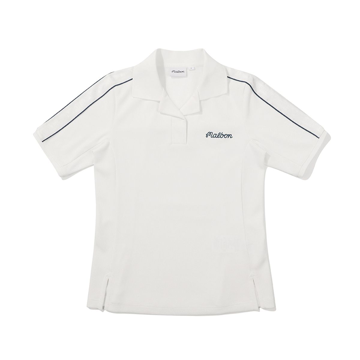 말본 골프(MALBON GOLF) 말본 스크립트 폴로 티셔츠 OFF WHITE (WOMAN)
