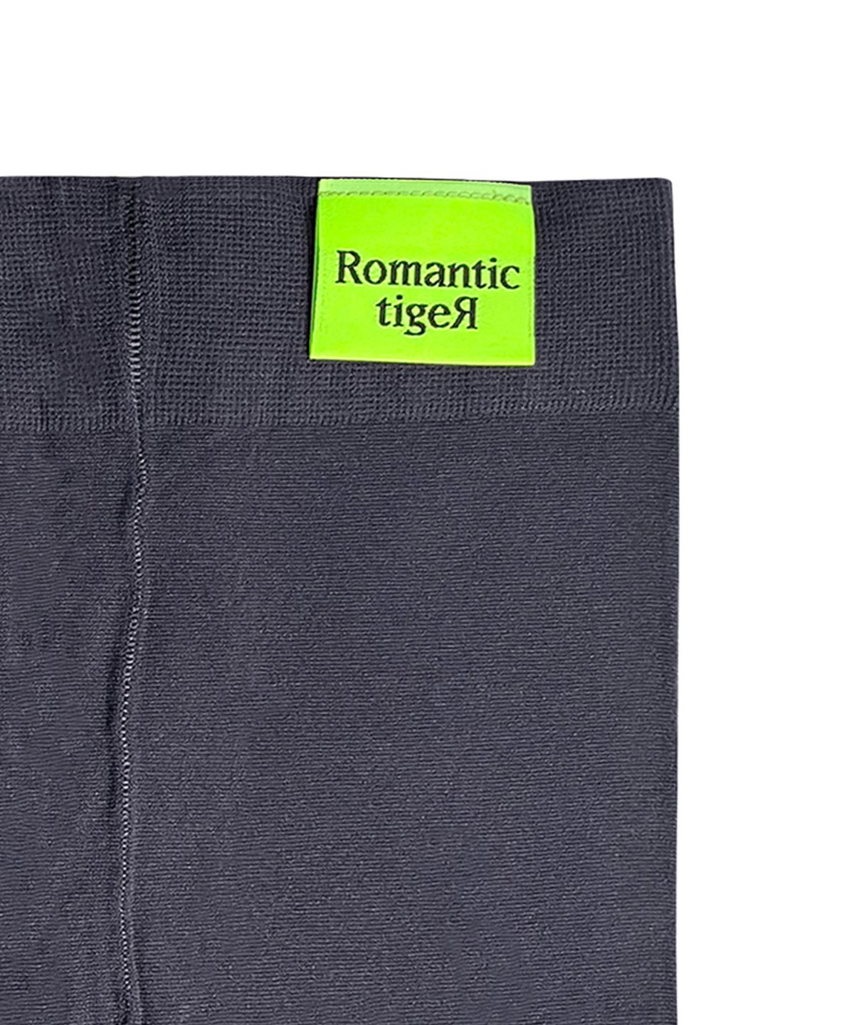 로맨틱타이거(ROMANTIC TIGER) Basic Color Tights (Charcoal)