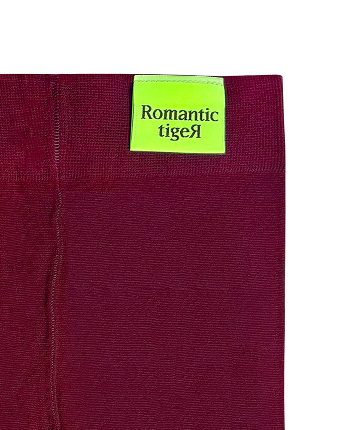 로맨틱타이거(ROMANTIC TIGER) Basic Color Tights (Burgundy)