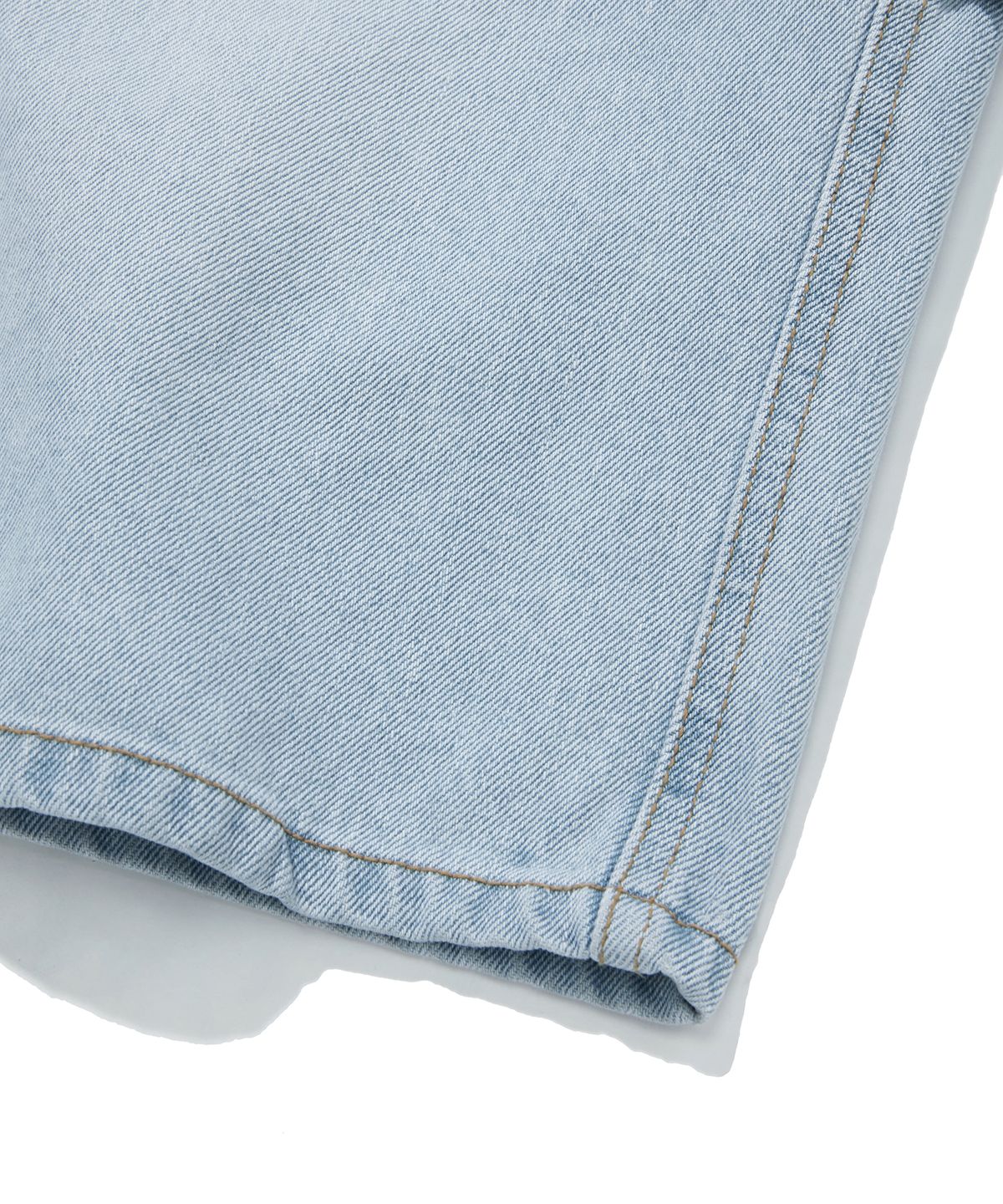 스웨이드(SUADE) CARPENTER DENIM SHORTS [LIGHT BLUE]