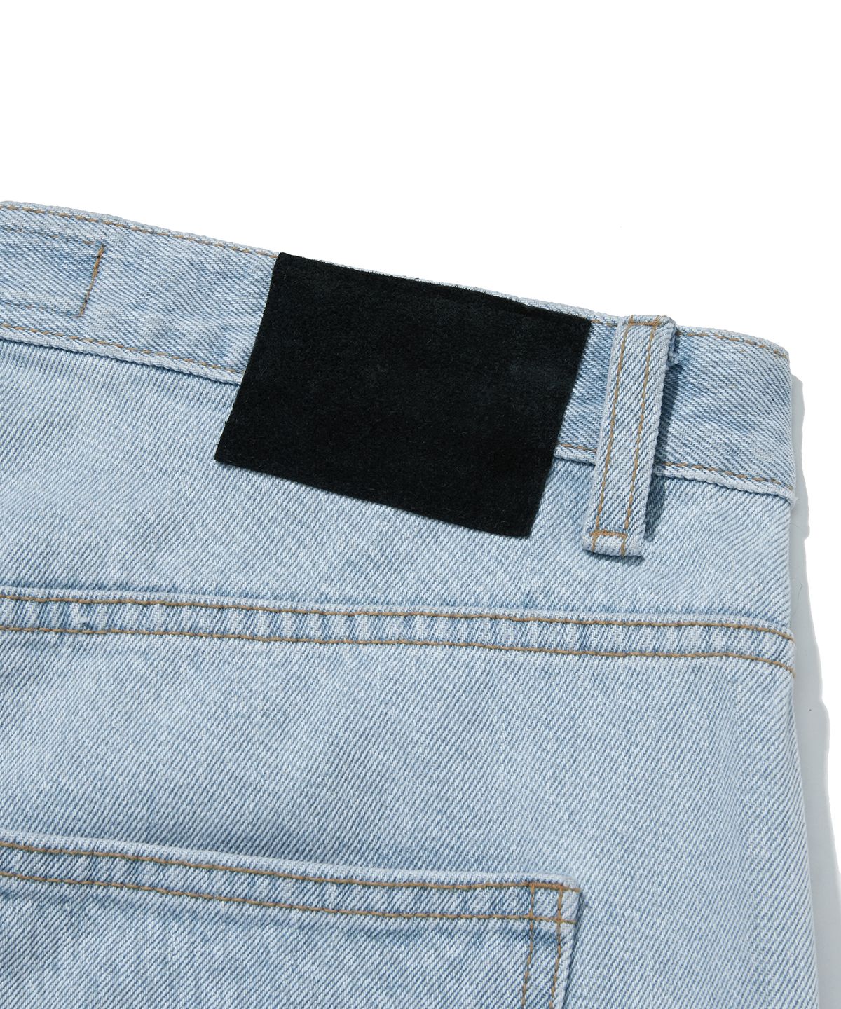 스웨이드(SUADE) CARPENTER DENIM SHORTS [LIGHT BLUE]
