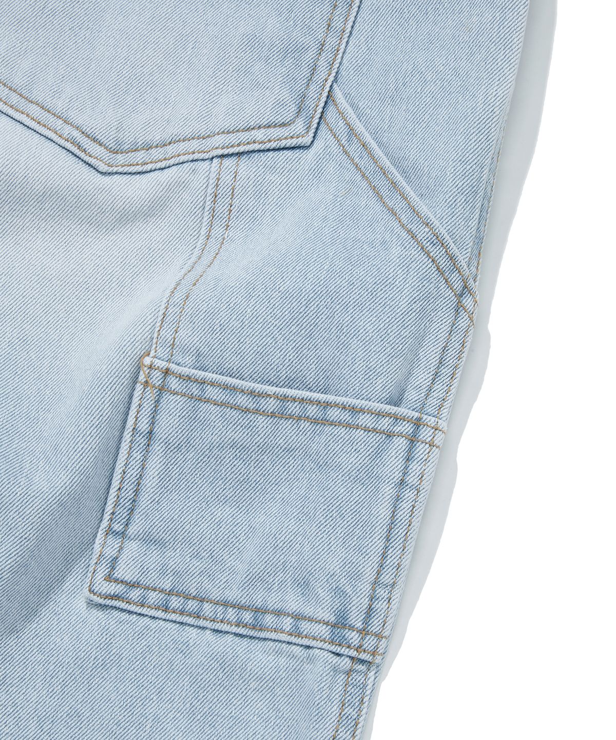 스웨이드(SUADE) CARPENTER DENIM SHORTS [LIGHT BLUE]