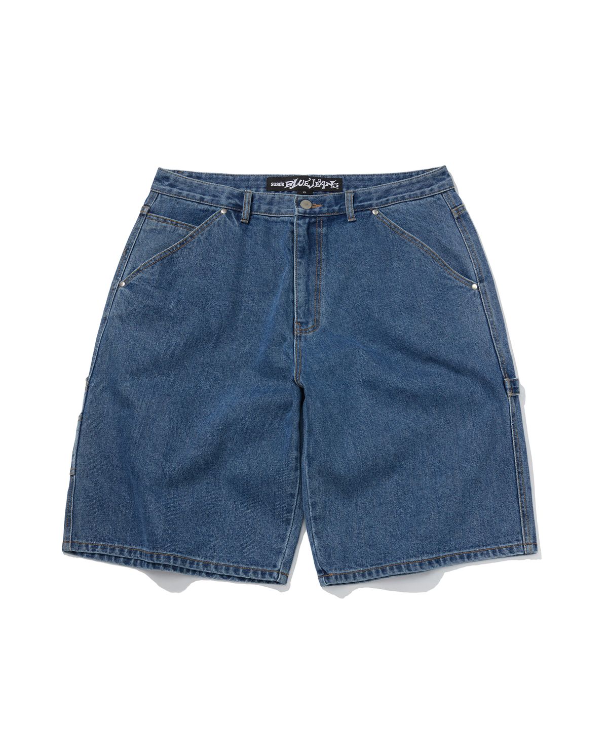 스웨이드(SUADE) CARPENTER DENIM SHORTS [BLUE]