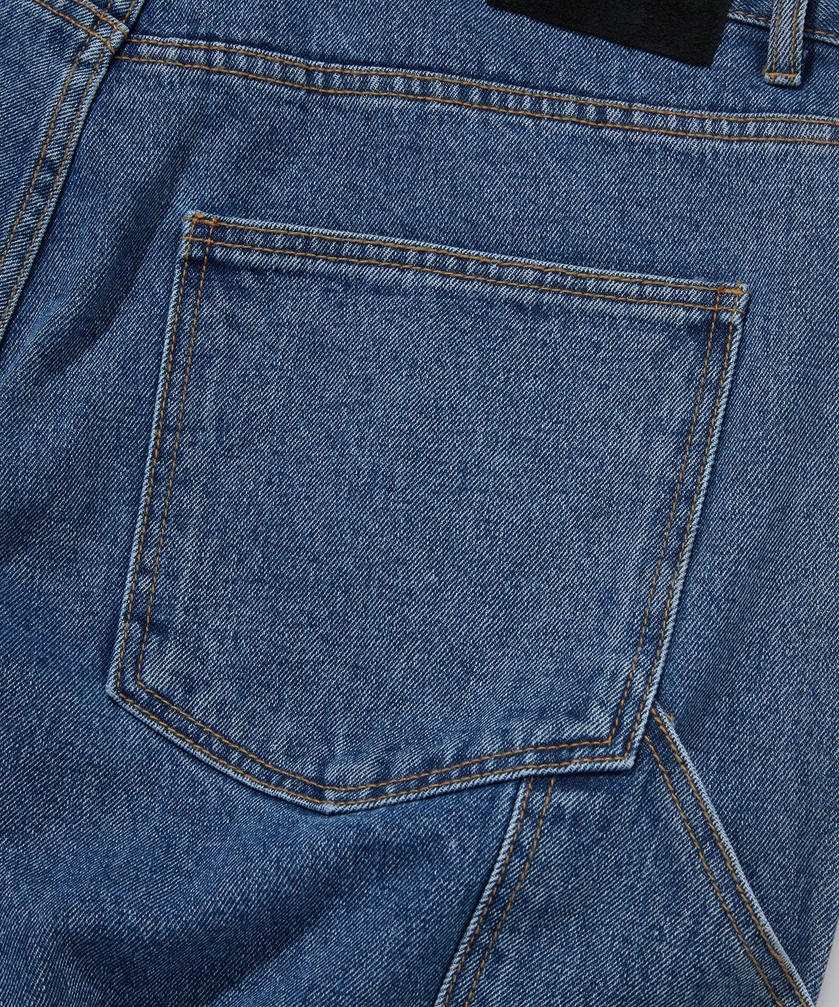 스웨이드(SUADE) CARPENTER DENIM SHORTS [BLUE]