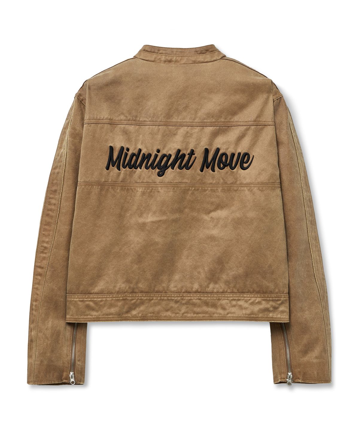 미드나잇 무브(MIDNIGHT MOVE) line leather jacket (brown)
