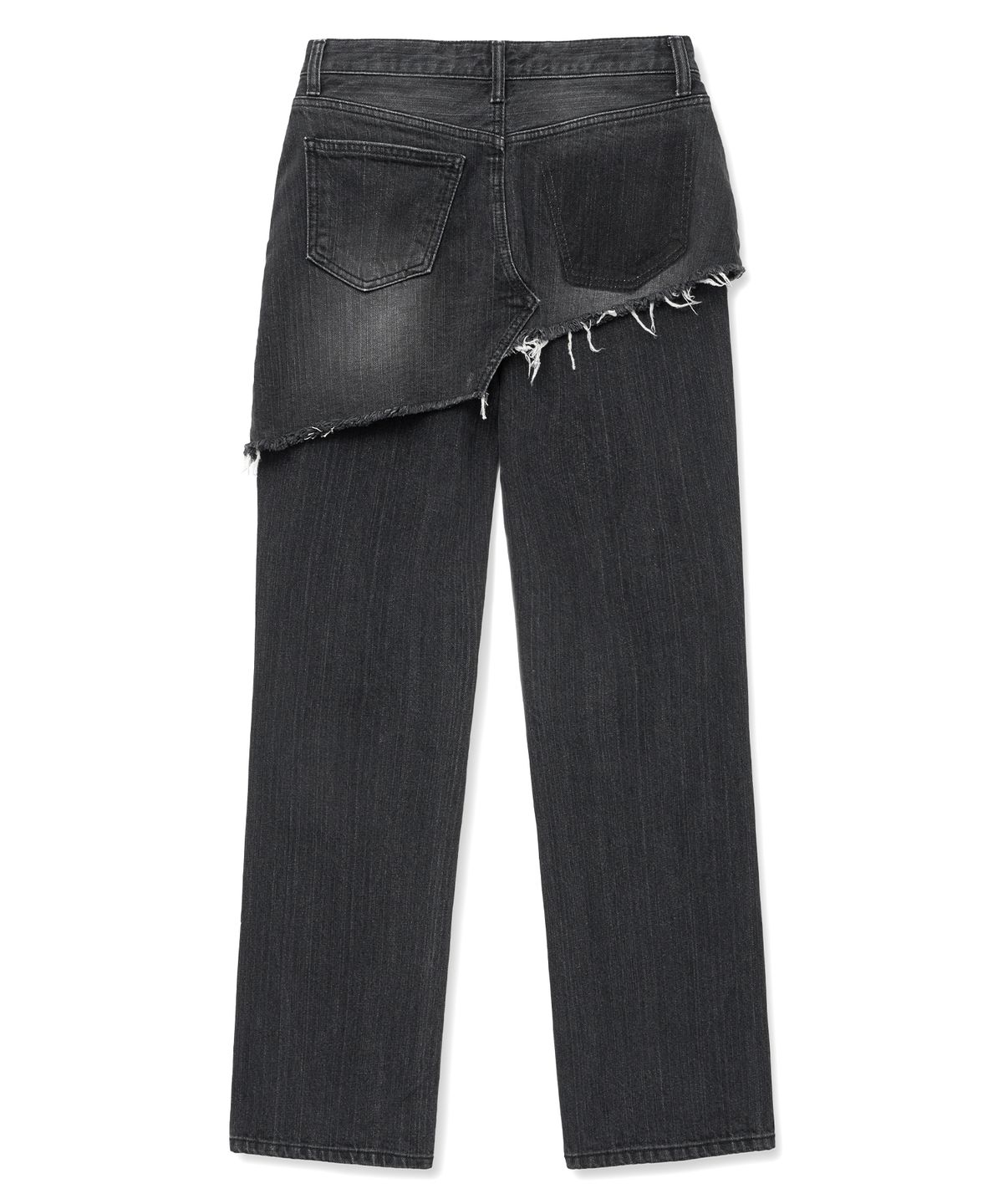 미드나잇 무브(MIDNIGHT MOVE) skirt denim pants (black)