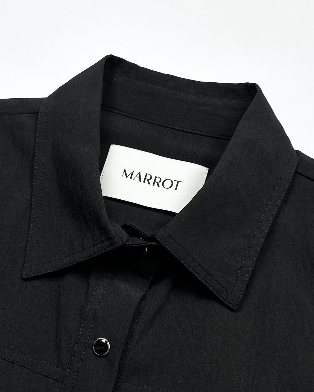 마롯(MARROT) WESTERN CROP SHIRT_BLACK