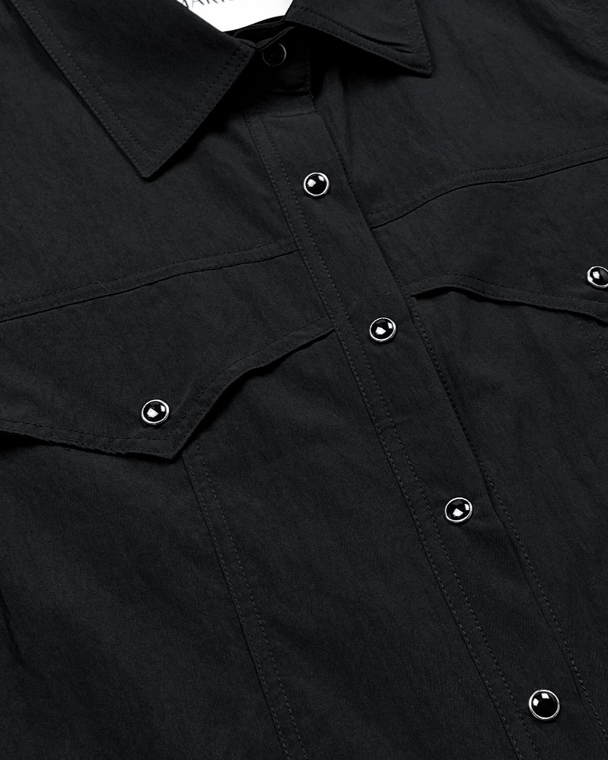 마롯(MARROT) WESTERN CROP SHIRT_BLACK