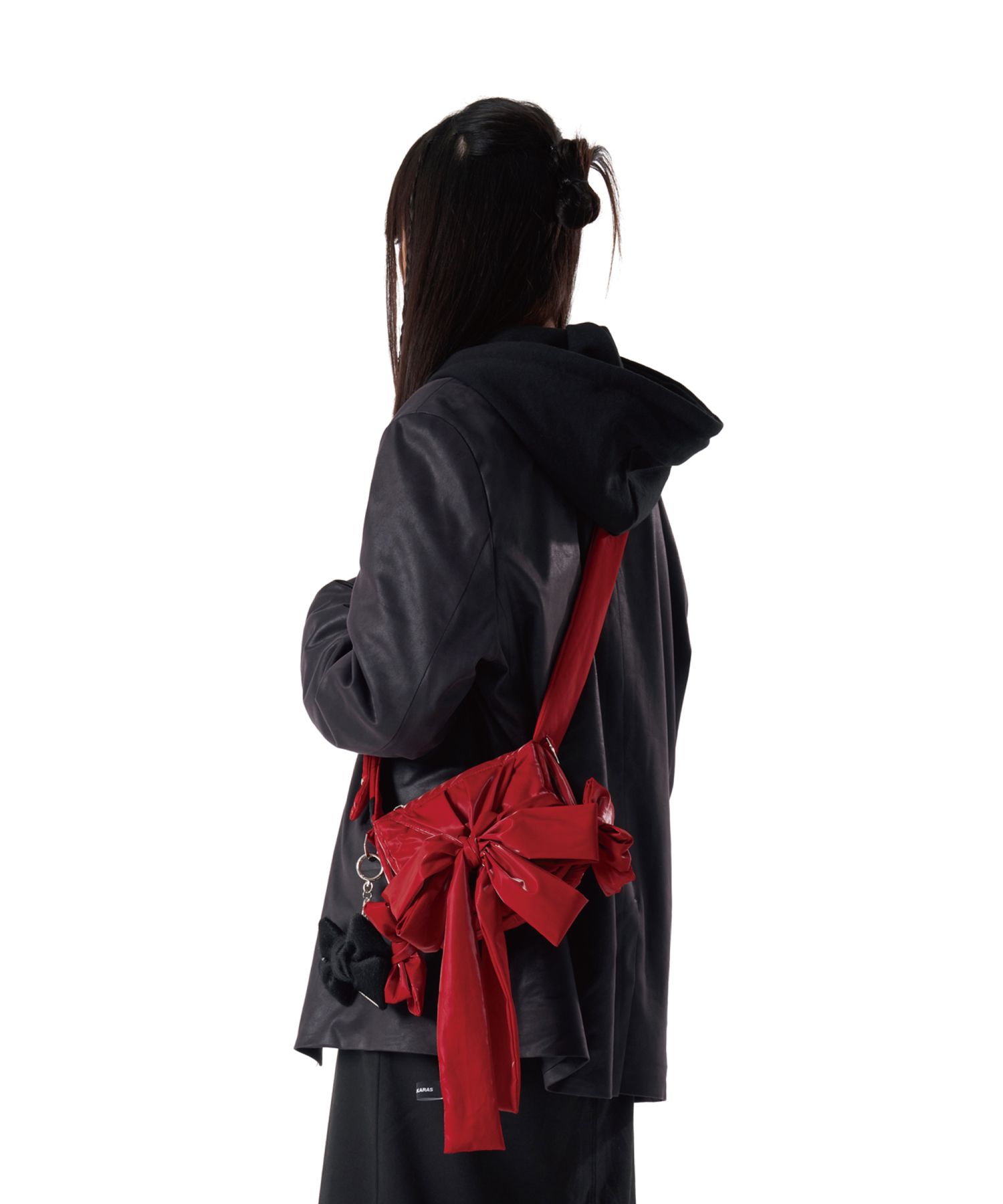 ショルダーバッグ・ポシェット [IUGAMAKARAS] Knotted Micro Padding Bag 3Color IUGAMAKARAS] Knotted Micro Padding Bag 3Color