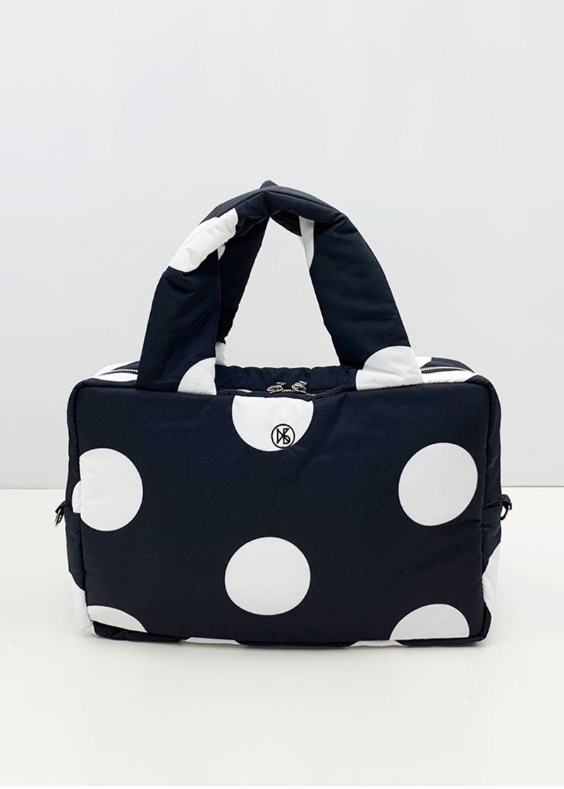 MUSINSA公式 | KOOKEESEE Padded tote bag (big dot)