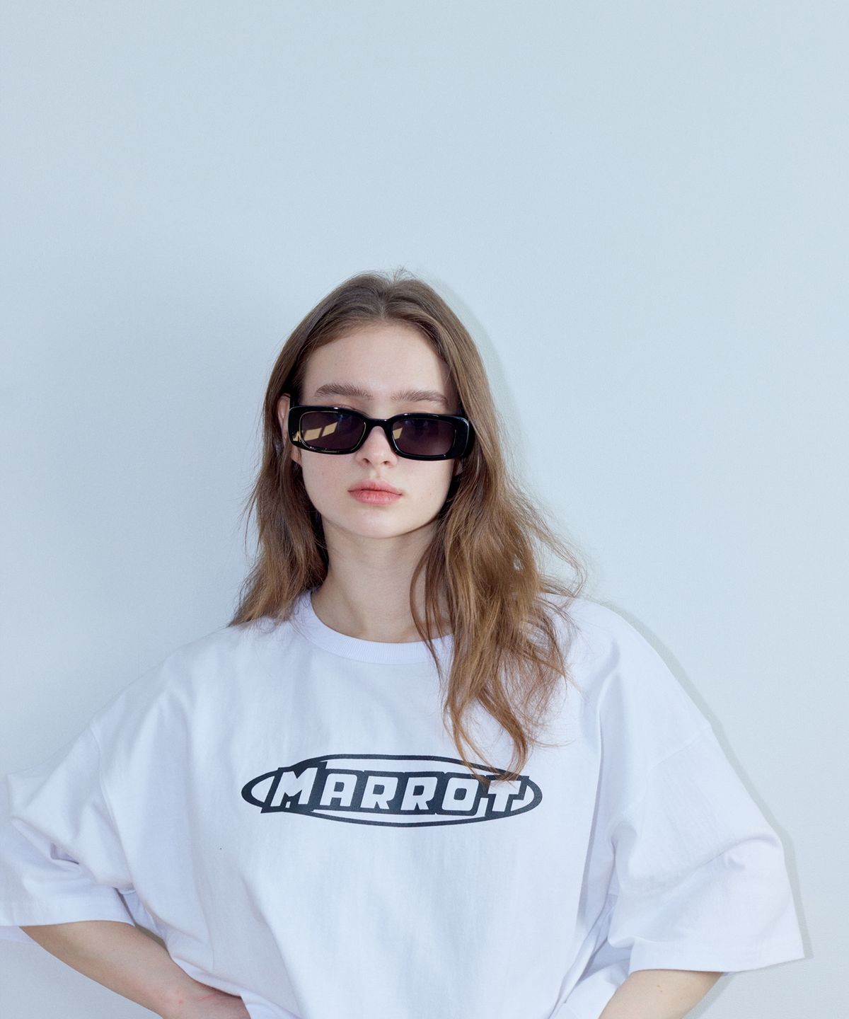 마롯(MARROT) ADVENTURE OVERSIZED T-SHIRT_WHITE