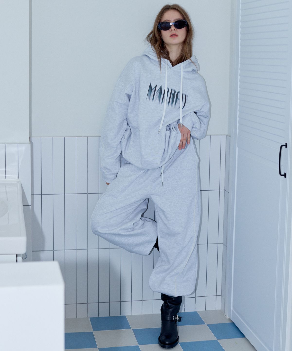 마롯(MARROT) PAIPING JOGGER PANTS_WHITE