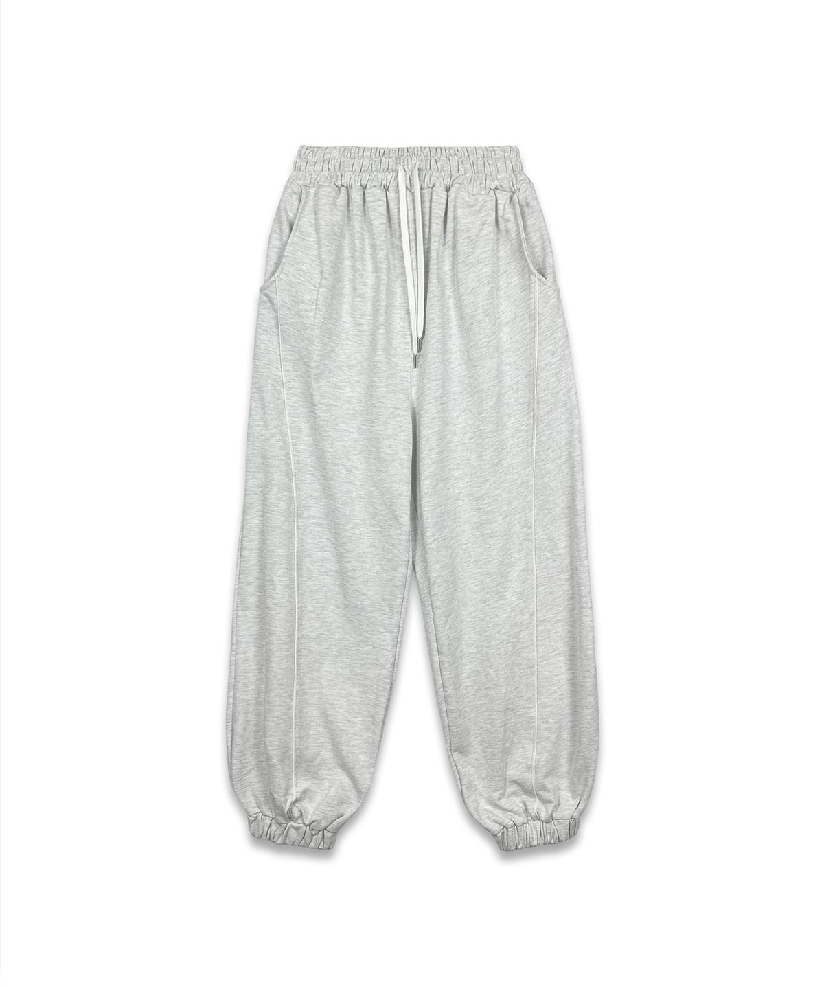 마롯(MARROT) PAIPING JOGGER PANTS_WHITE