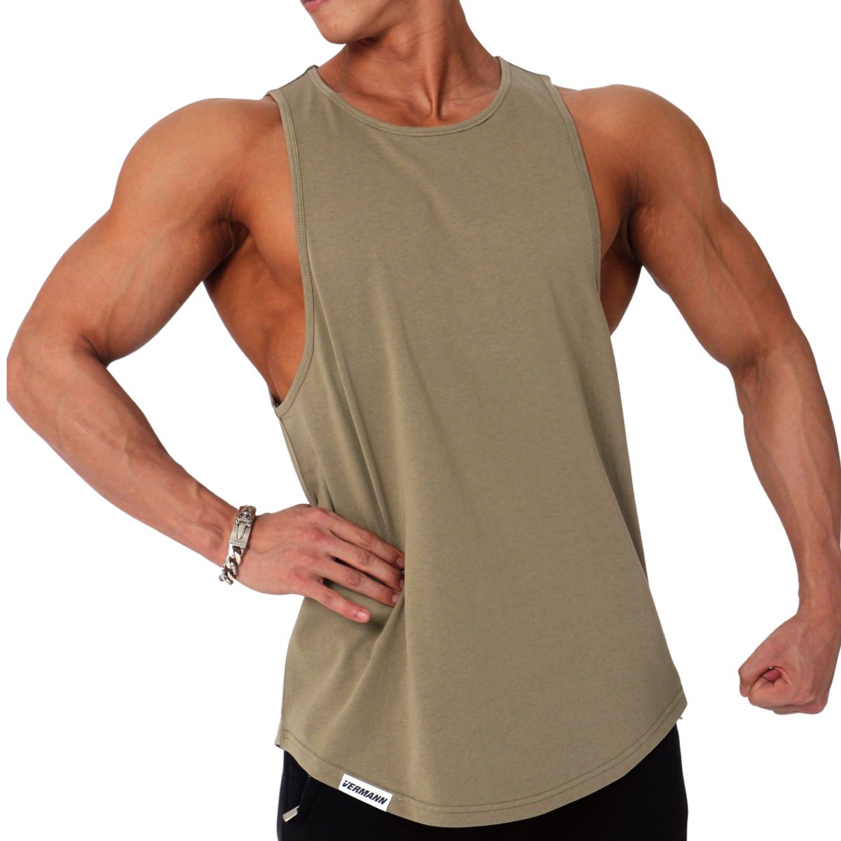 베르만 어패럴(VERMANN APPAREL) [2PACK] 베르만어패럴 무지머슬나시 7컬러