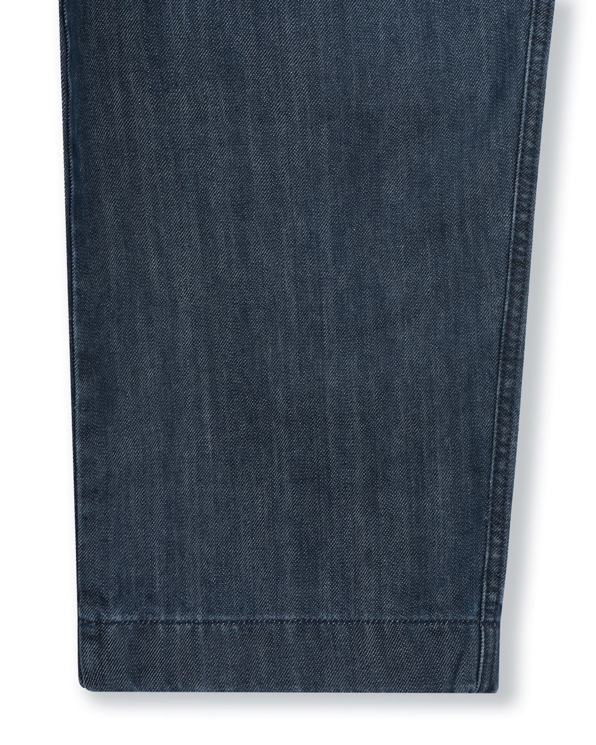 비슬로우(BESLOW) ONE TUCK CURVED JEAN SLUB INDIGO