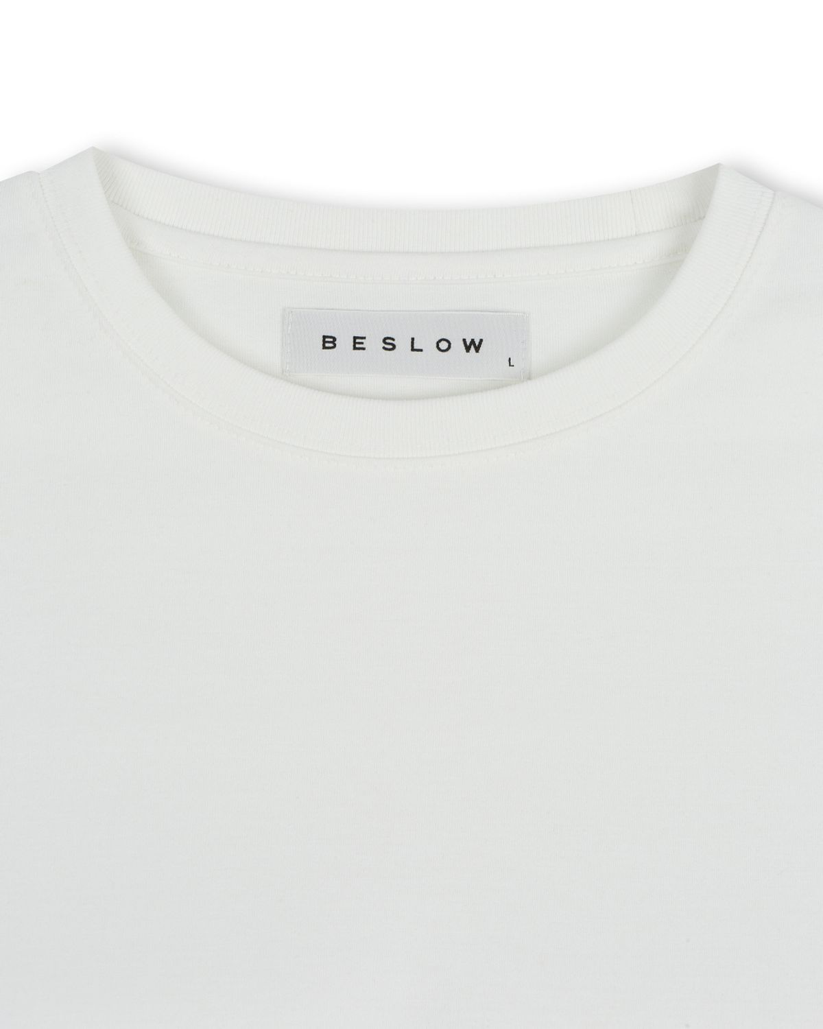비슬로우(BESLOW) OVERSIZED SINGLE STITCH T-SHIRTS WHITE